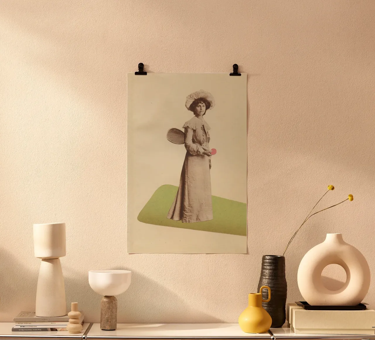 Stagione tennistica poster da Cassia Beck Collage