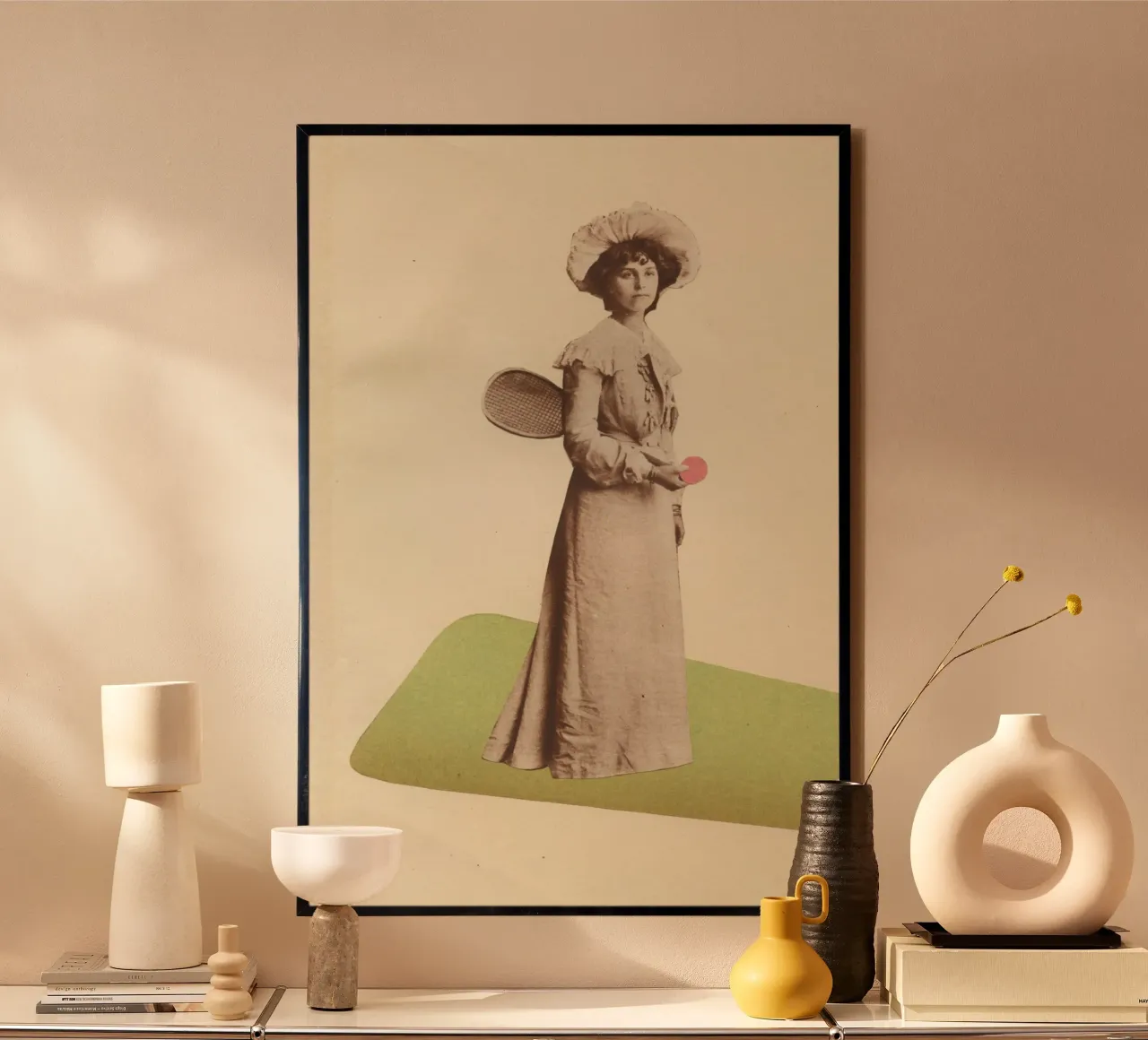 Stagione tennistica poster da Cassia Beck Collage