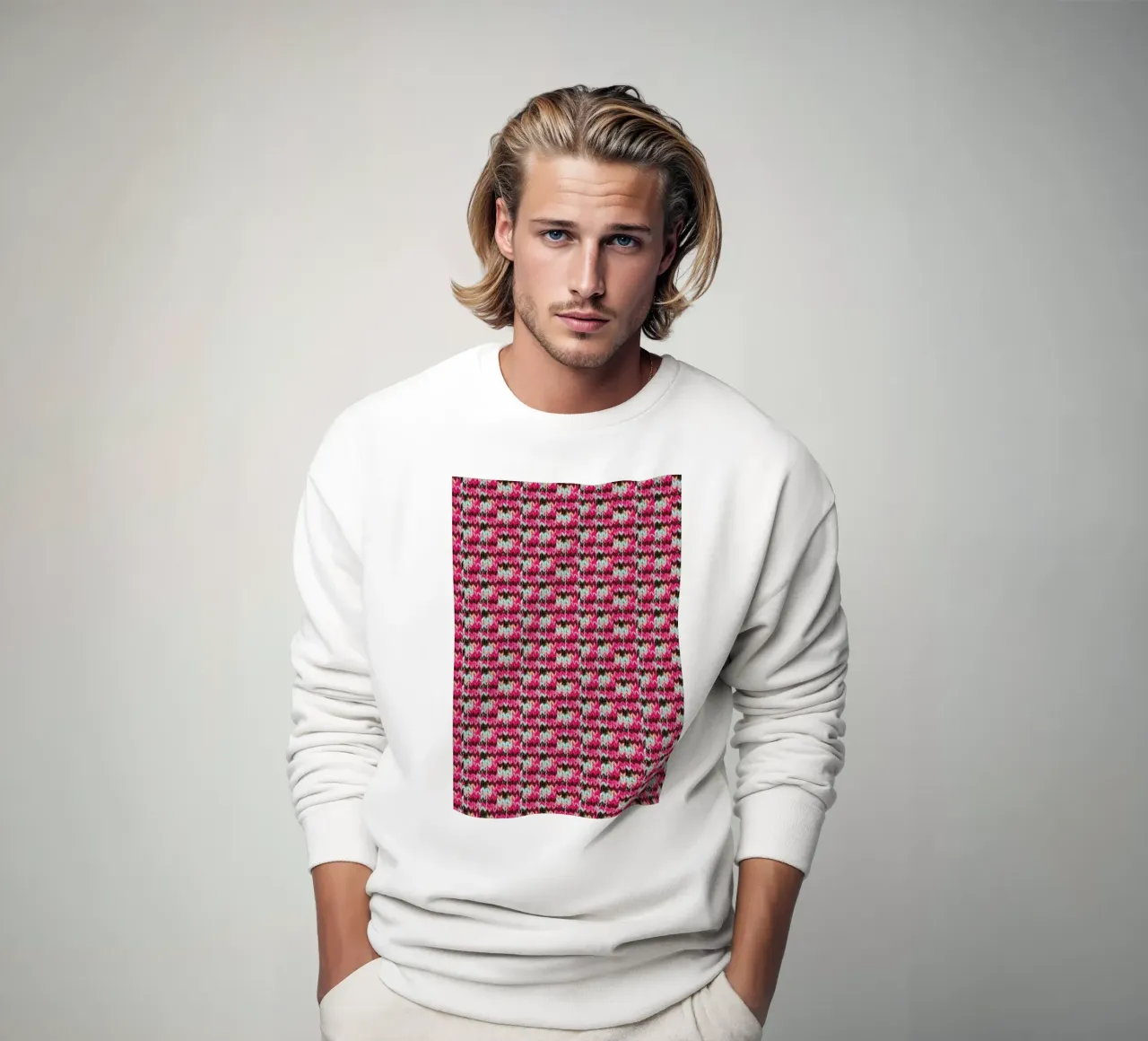 Pink Knit felpa da Curious Collections by Marielle Leenders