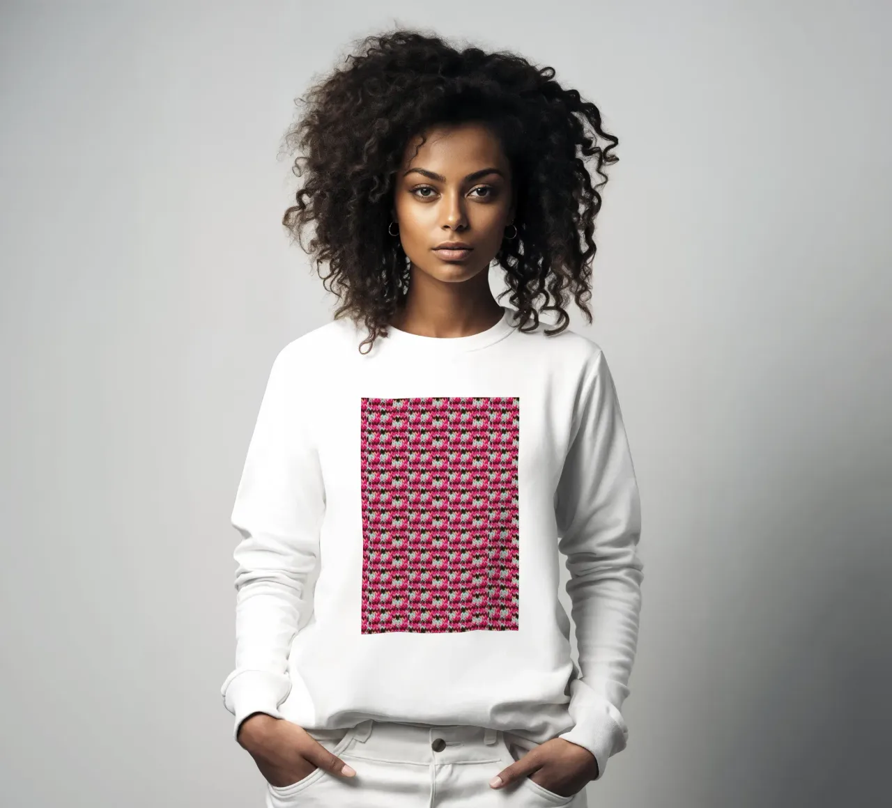 Pink Knit felpa da Curious Collections by Marielle Leenders
