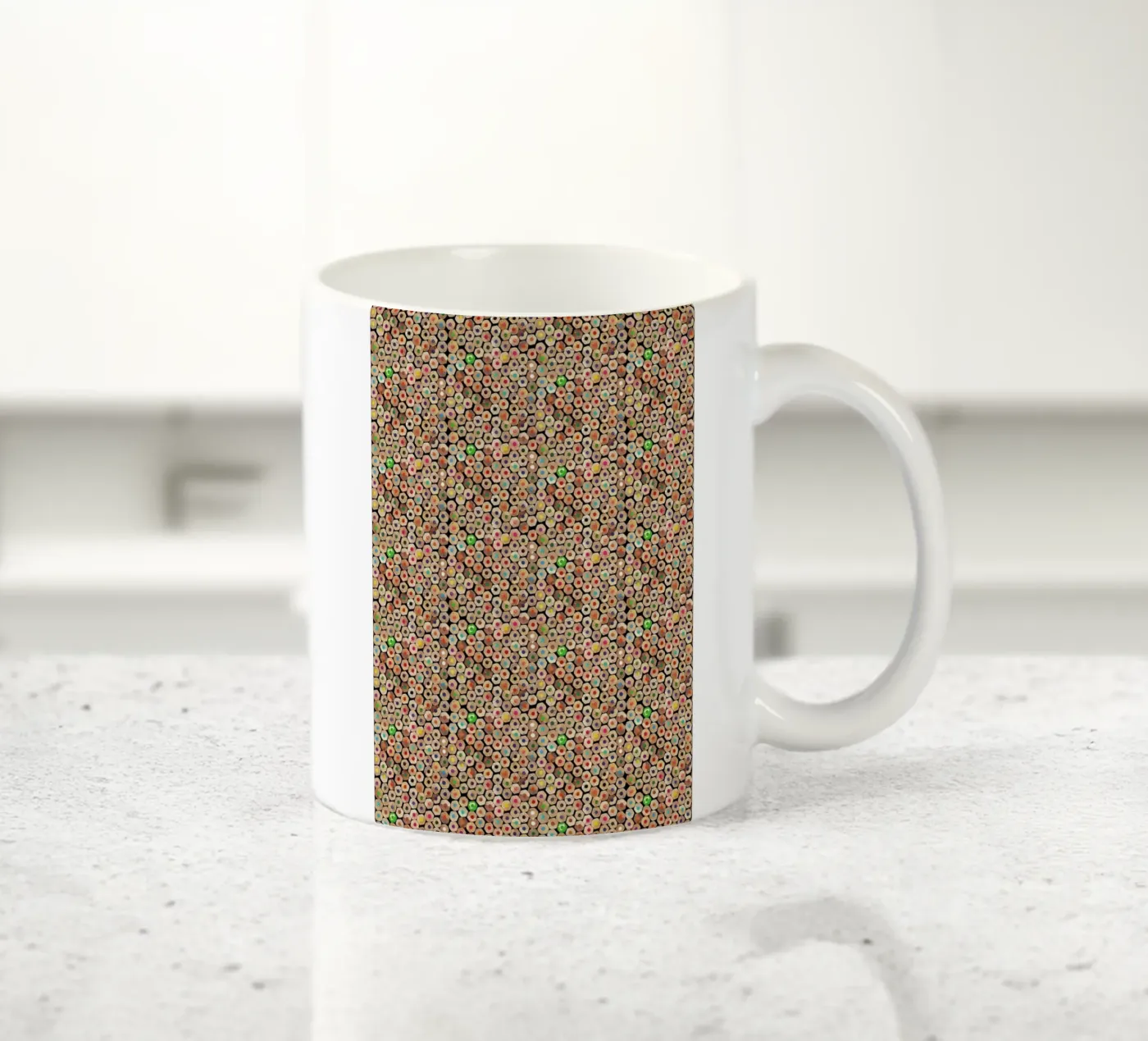 Pens ceramic mug by Curious Collections by Marielle Leenders