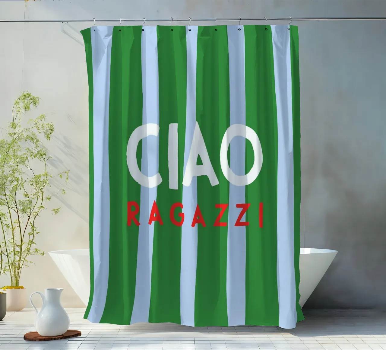 Ciao Ragazzi tenda da doccia da Attaboy Dsgn