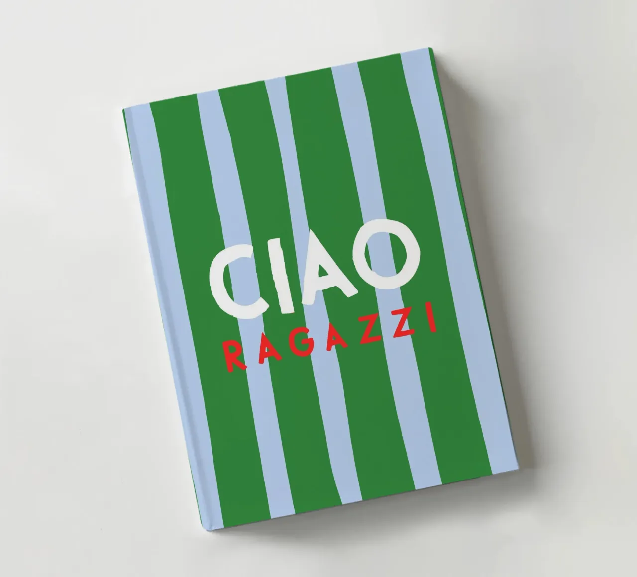 Ciao Ragazzi notebook by Attaboy Dsgn
