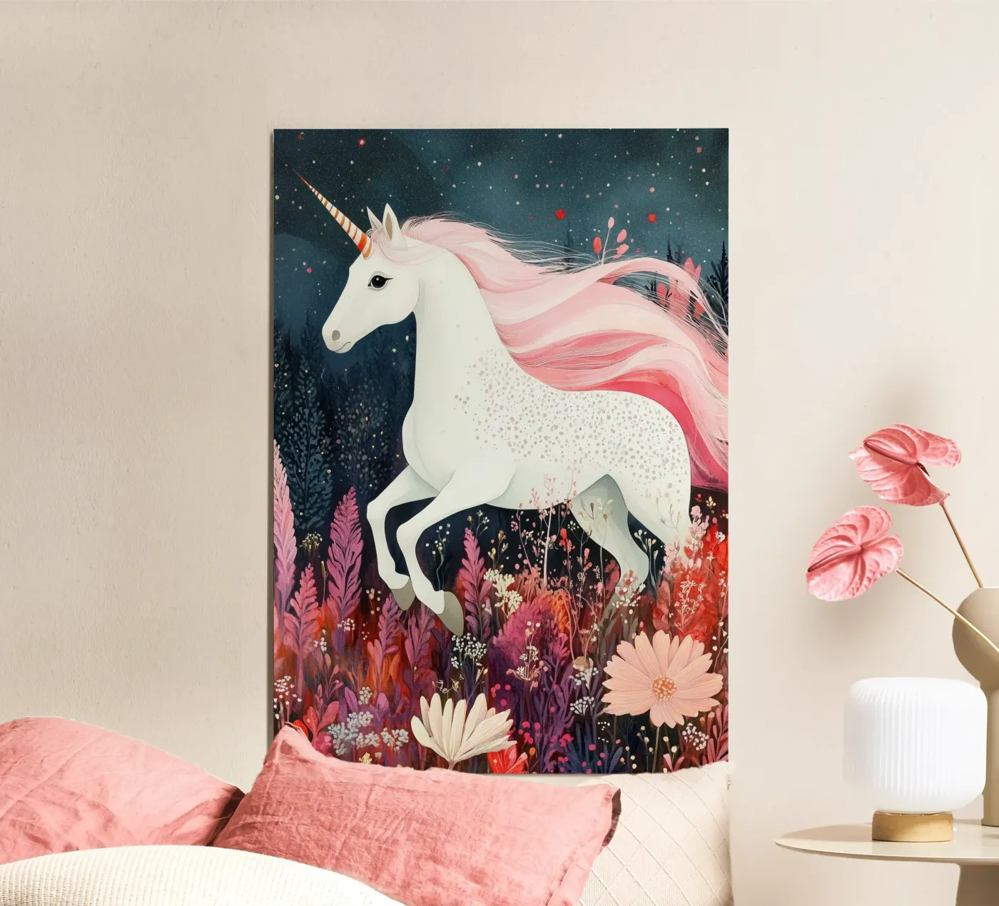 Unicorn poster by Justyna Jaszke JBJart