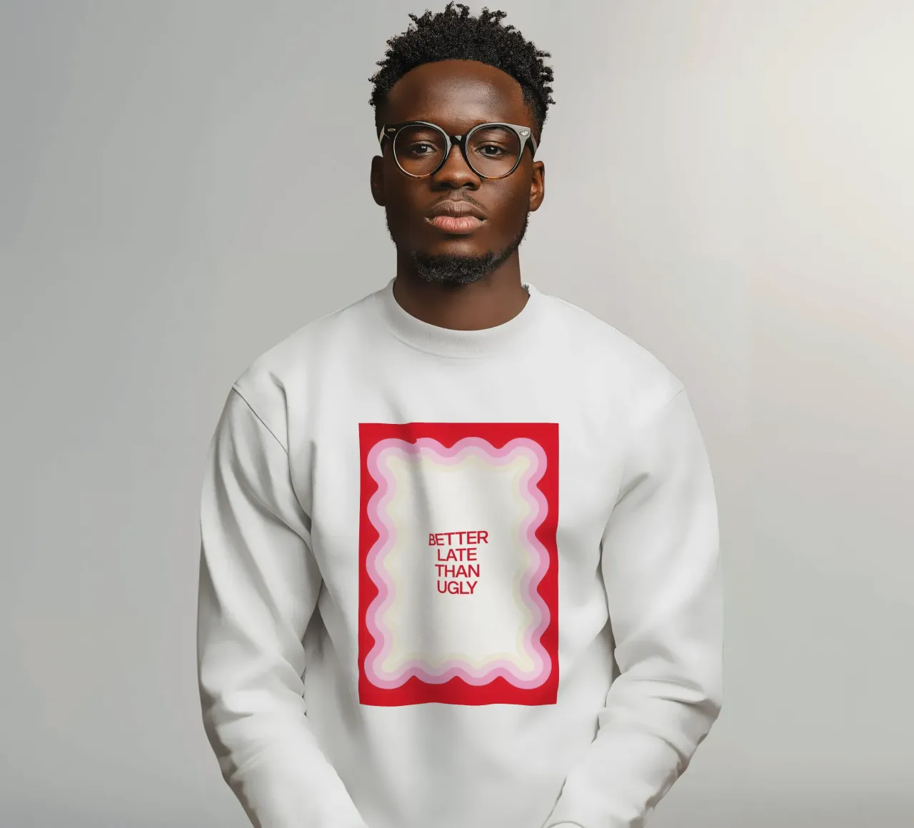 Better Late Than Ugly felpa da Attaboy Dsgn