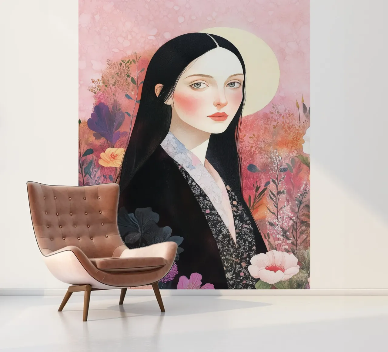 Mona portrait photo wallpaper by Justyna Jaszke JBJart