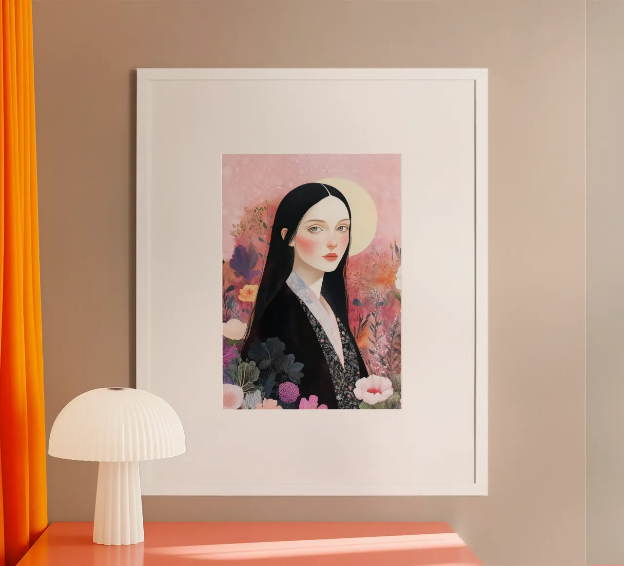 Mona portrait hahnemühle by Justyna Jaszke JBJart