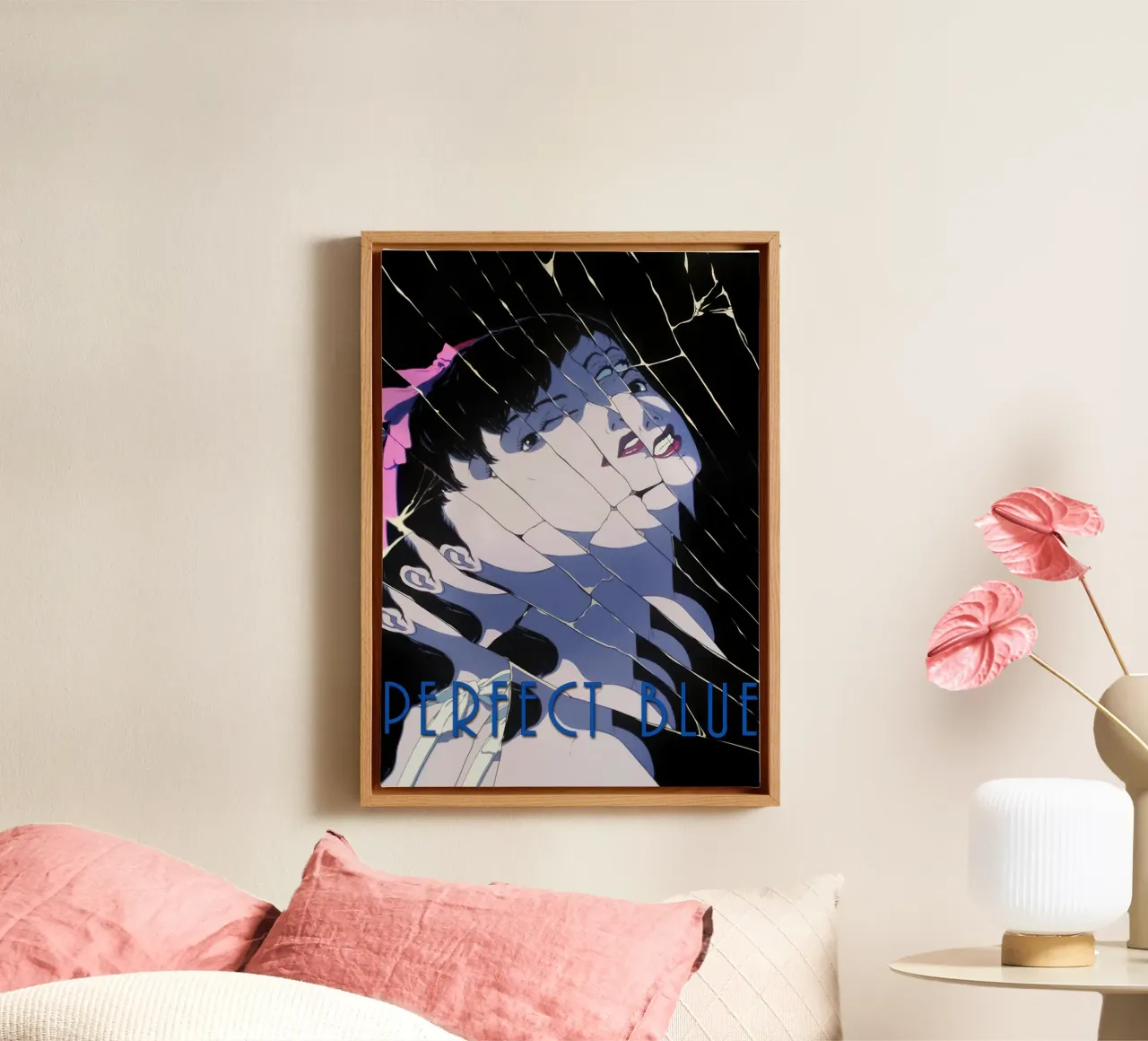 Perfect Blue tela con Cornice a cassetta da NextPixel