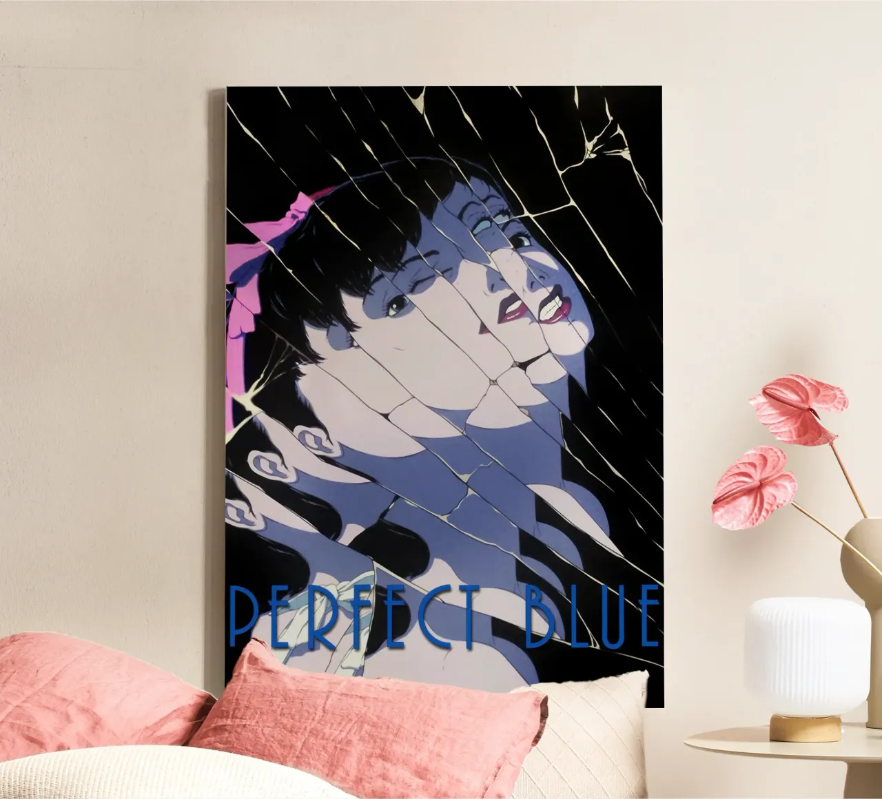 Perfect Blue tela con Cornice a cassetta da NextPixel