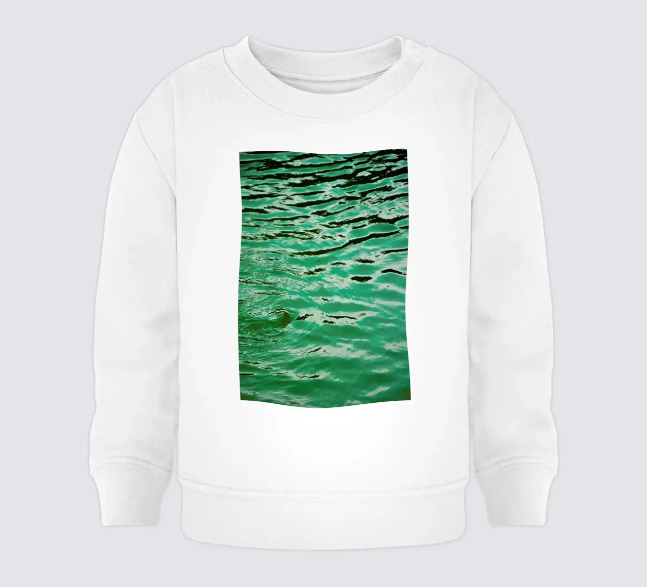 Mint Petrol Blue felpa neonato da Studio Nahili