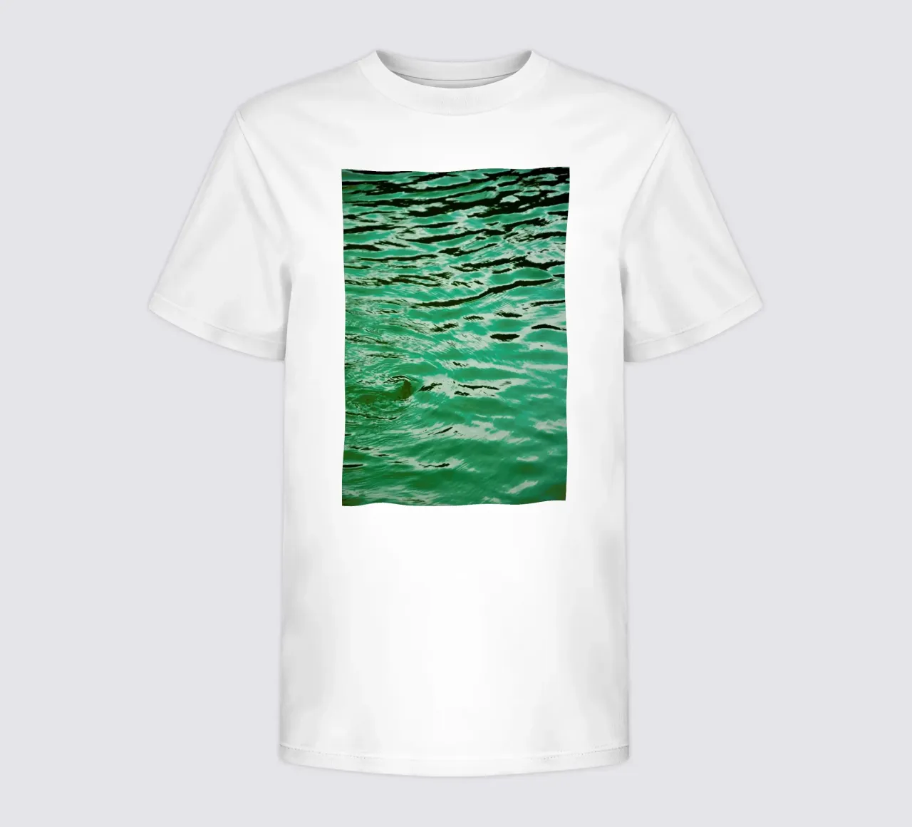 Mint Petrol Blue kids t-shirt by Studio Nahili