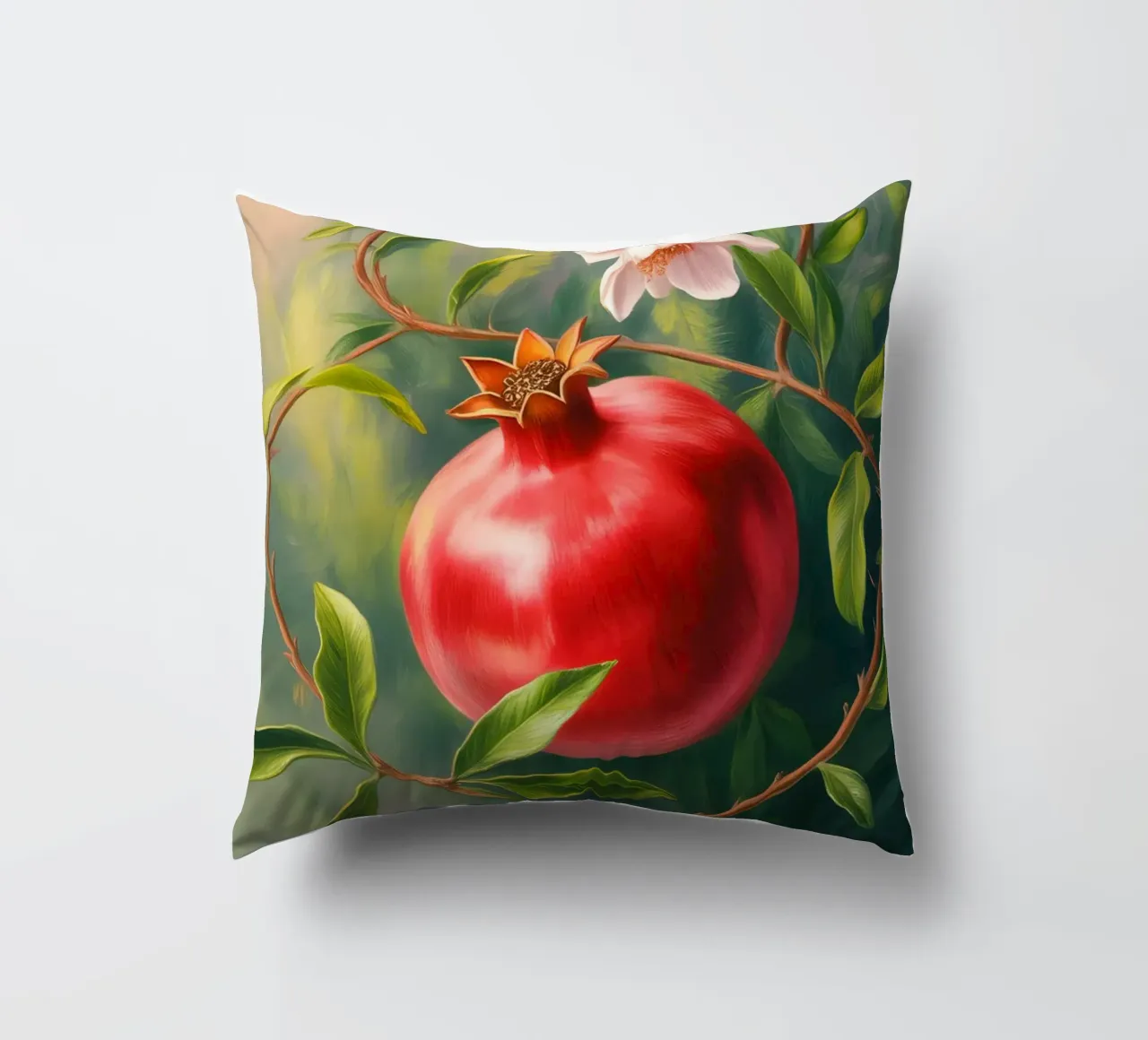 Fruit Flower Painting decorative cushion by Jeff Studio