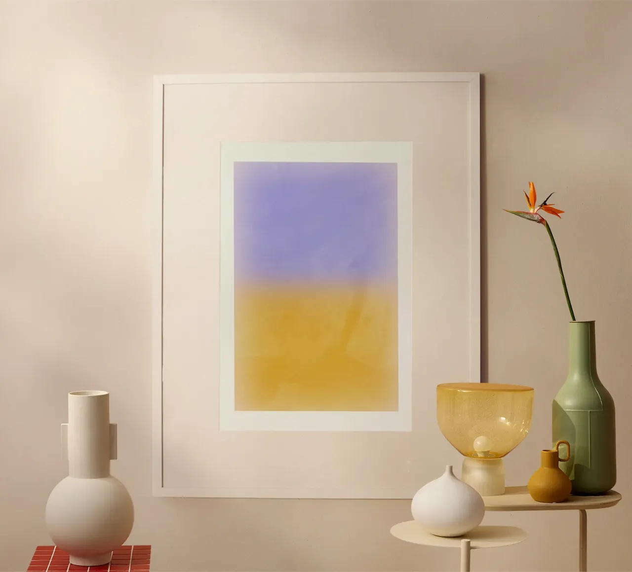 Honey poster with wooden frame by Pure
