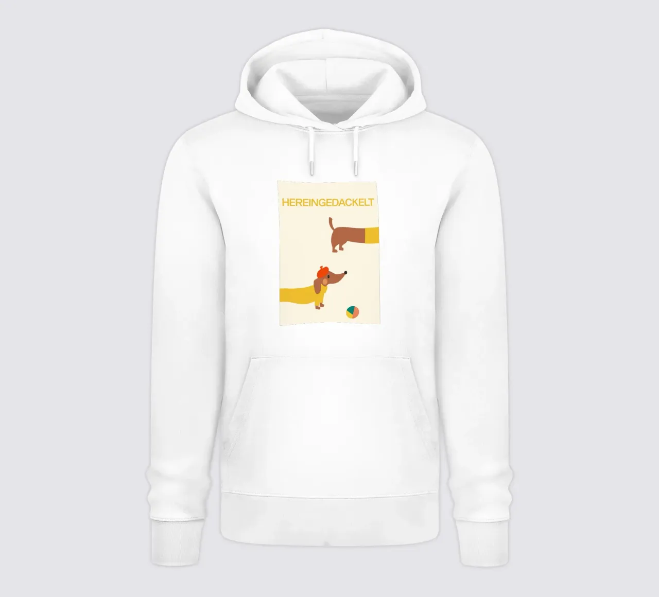 Come in / Hereingedackelt felpa con cappuccio da Attaboy Dsgn