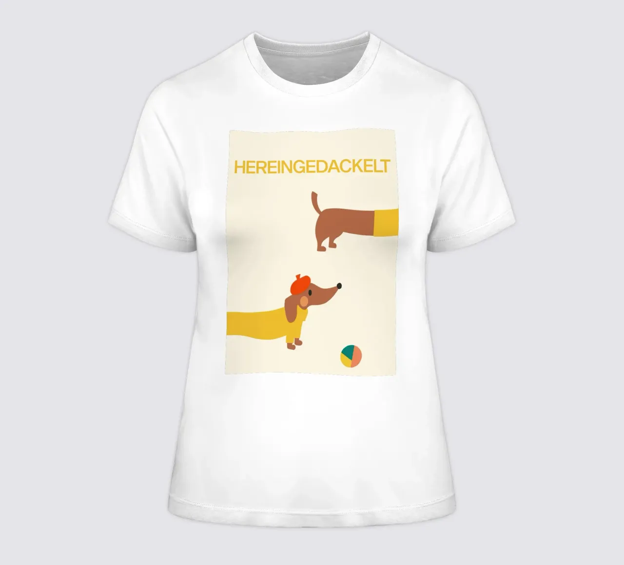 Come in / Hereingedackelt t-shirt da donna da Attaboy Dsgn