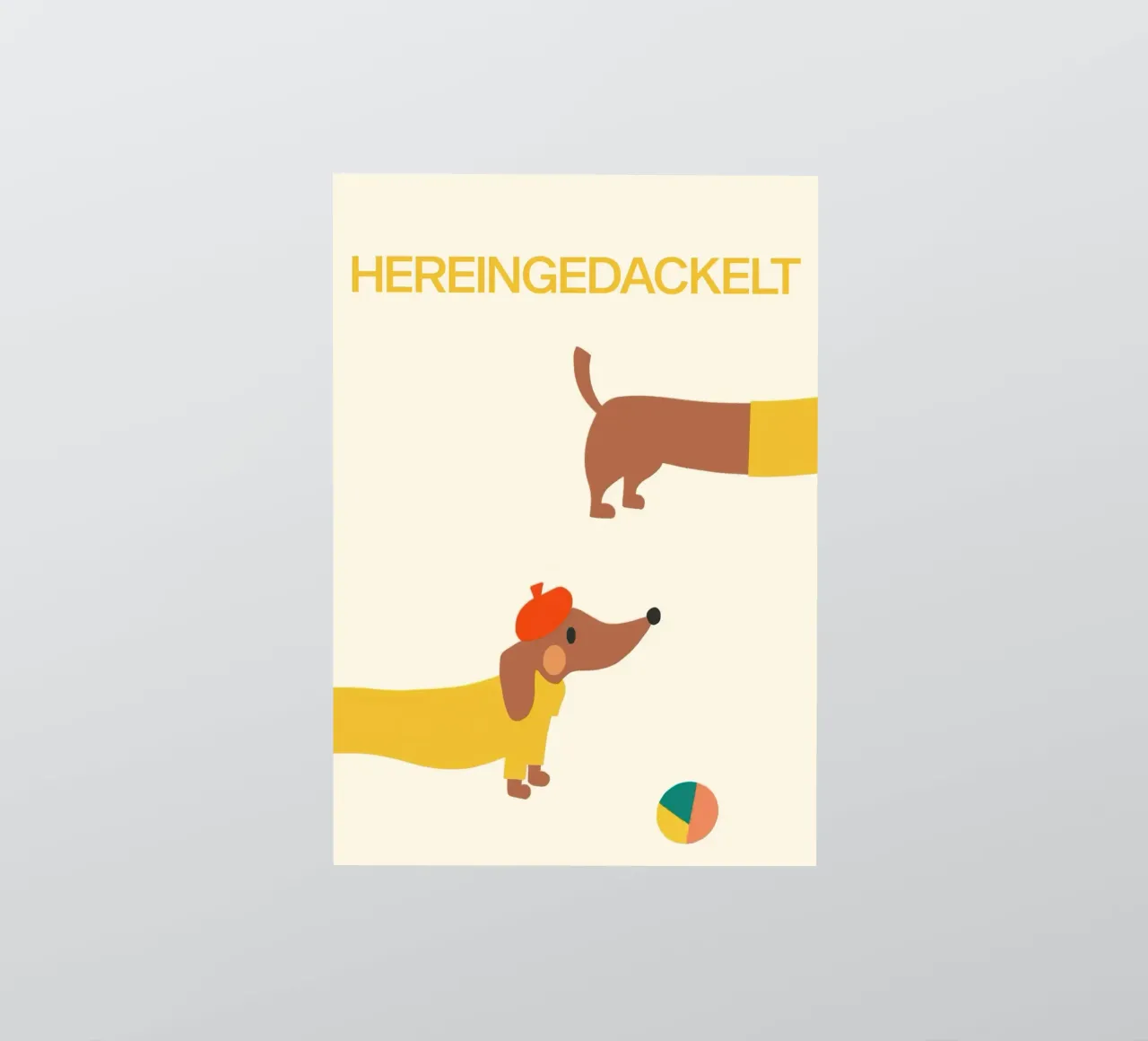 Come in / Hereingedackelt adesivo da Attaboy Dsgn