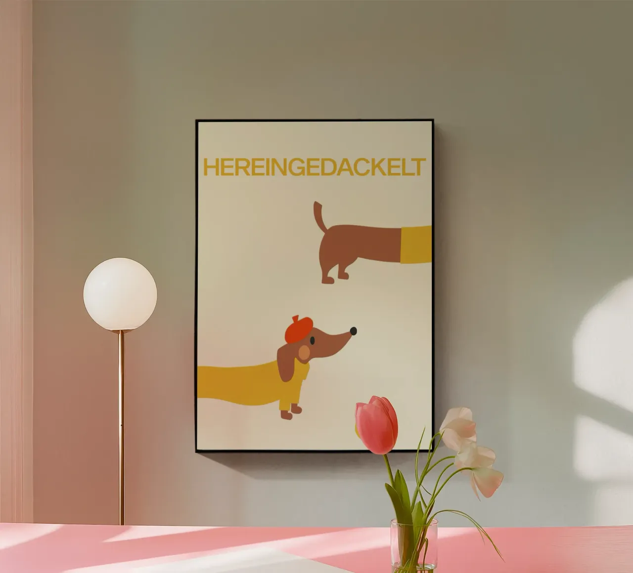 Come in / Hereingedackelt plexiglass da Attaboy Dsgn