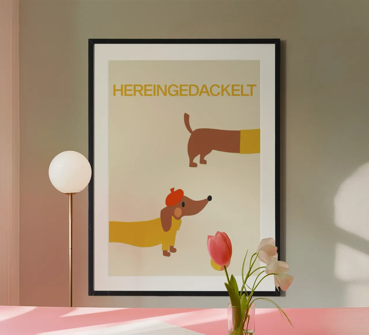 Come in / Hereingedackelt carta hahnemühle da Attaboy Dsgn