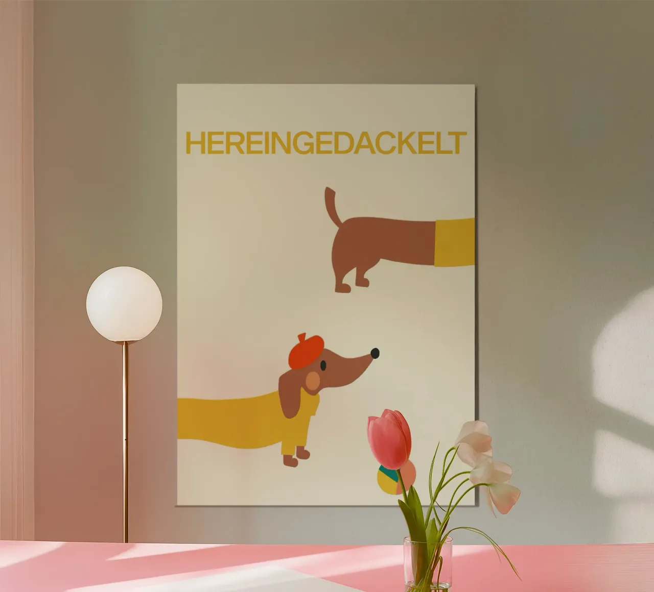 Come in / Hereingedackelt carta hahnemühle da Attaboy Dsgn