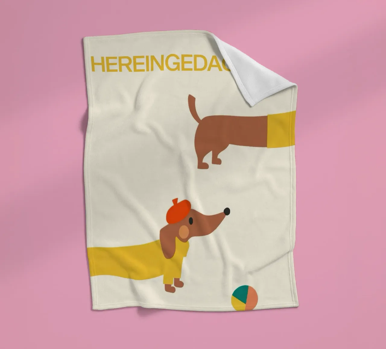 Come in / Hereingedackelt coperta in pile da Attaboy Dsgn