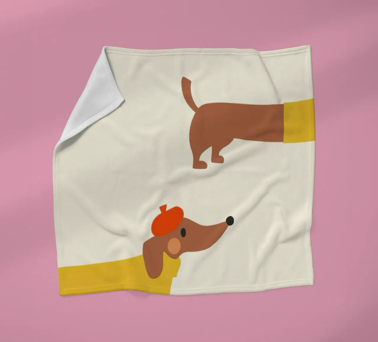 Come in / Hereingedackelt coperta in pile da Attaboy Dsgn