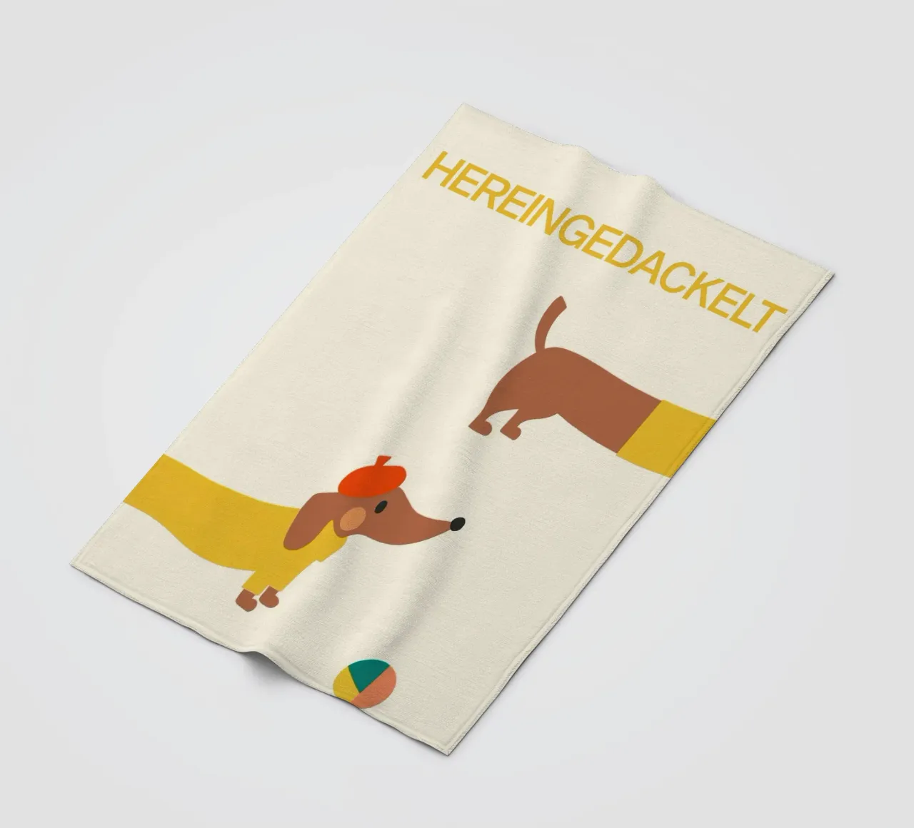 Come in / Hereingedackelt coperta in pile da Attaboy Dsgn