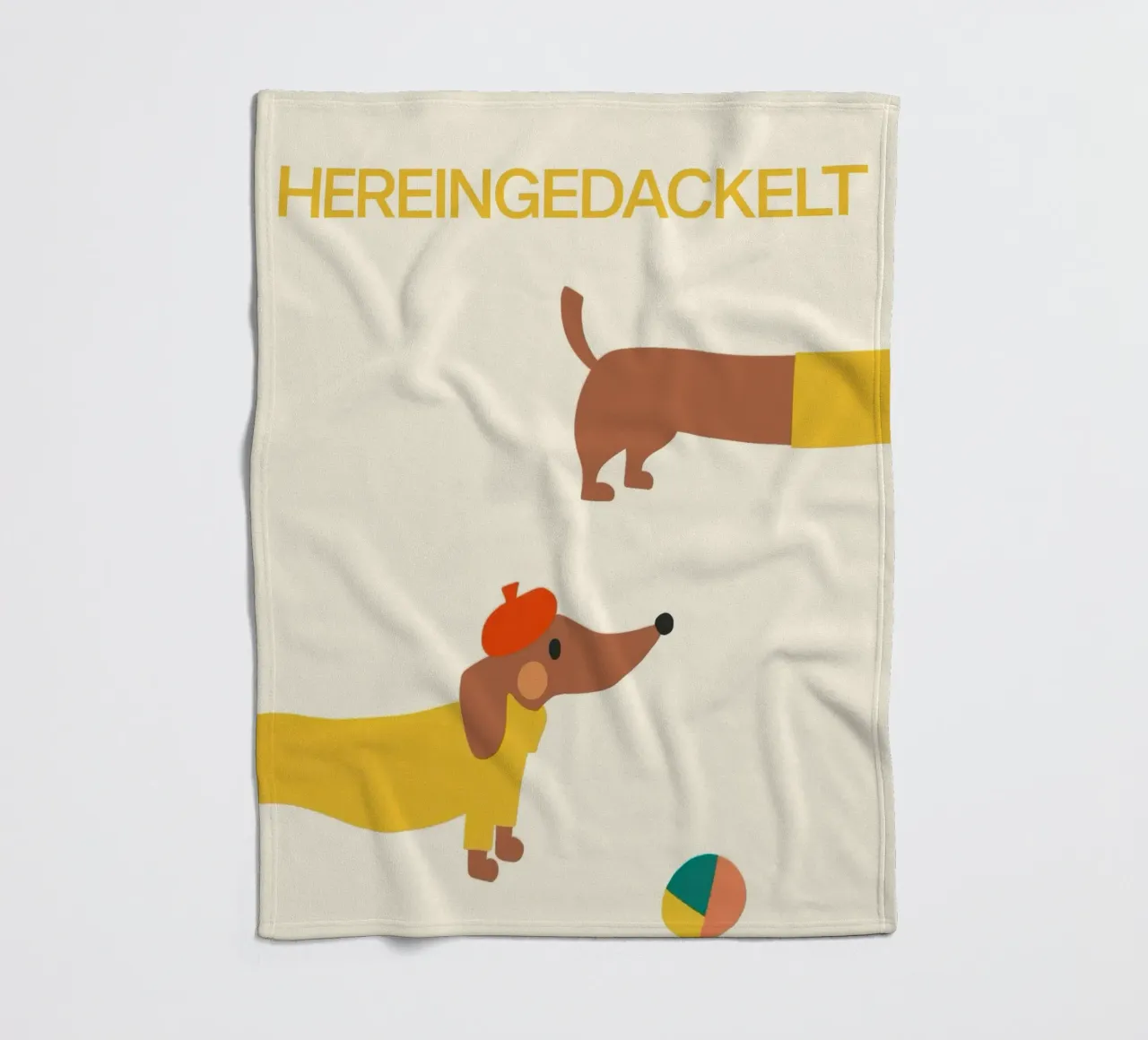 Come in / Hereingedackelt coperta in pile da Attaboy Dsgn