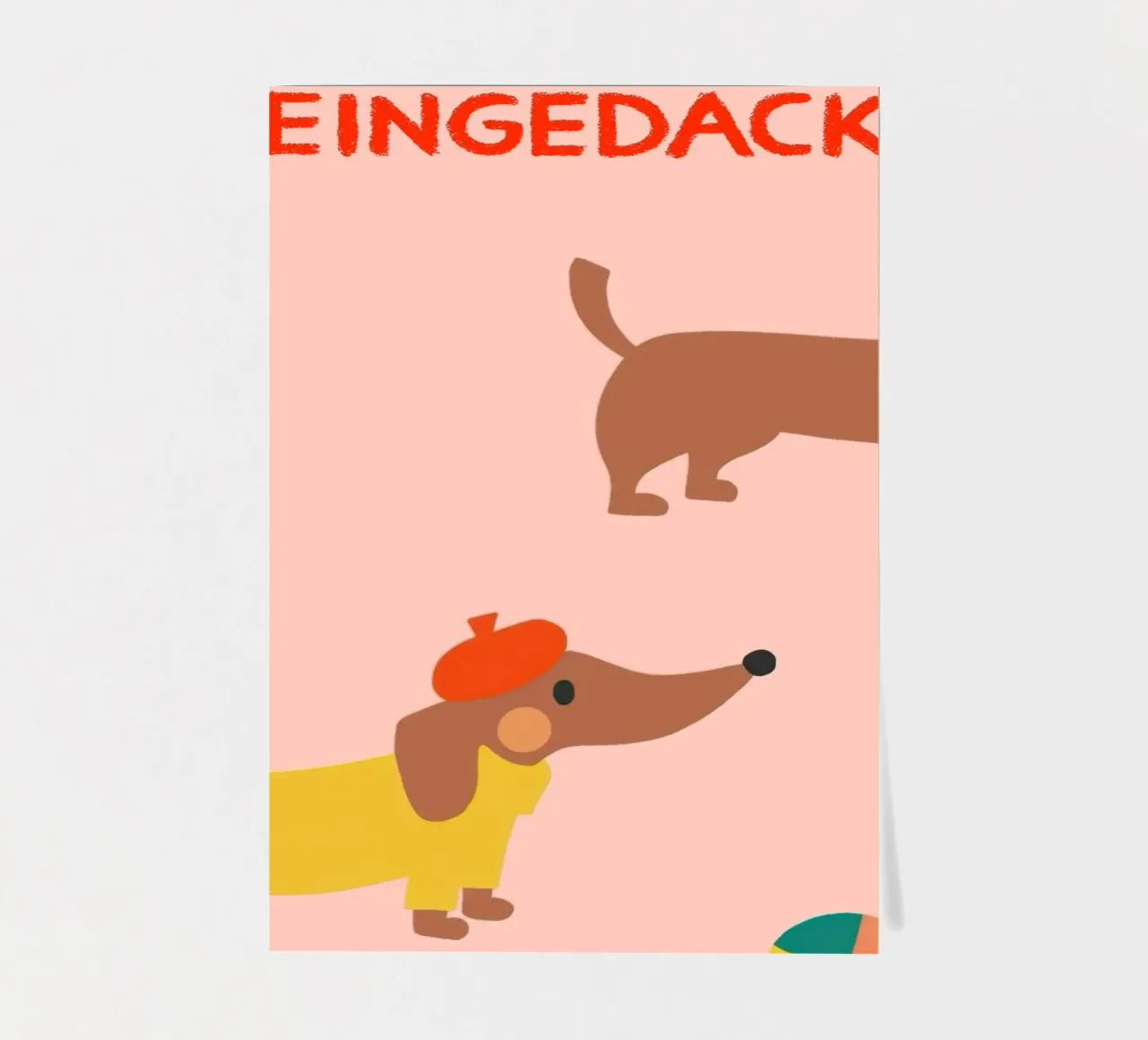 Hereingedackelt foglio adesivo da Attaboy Dsgn