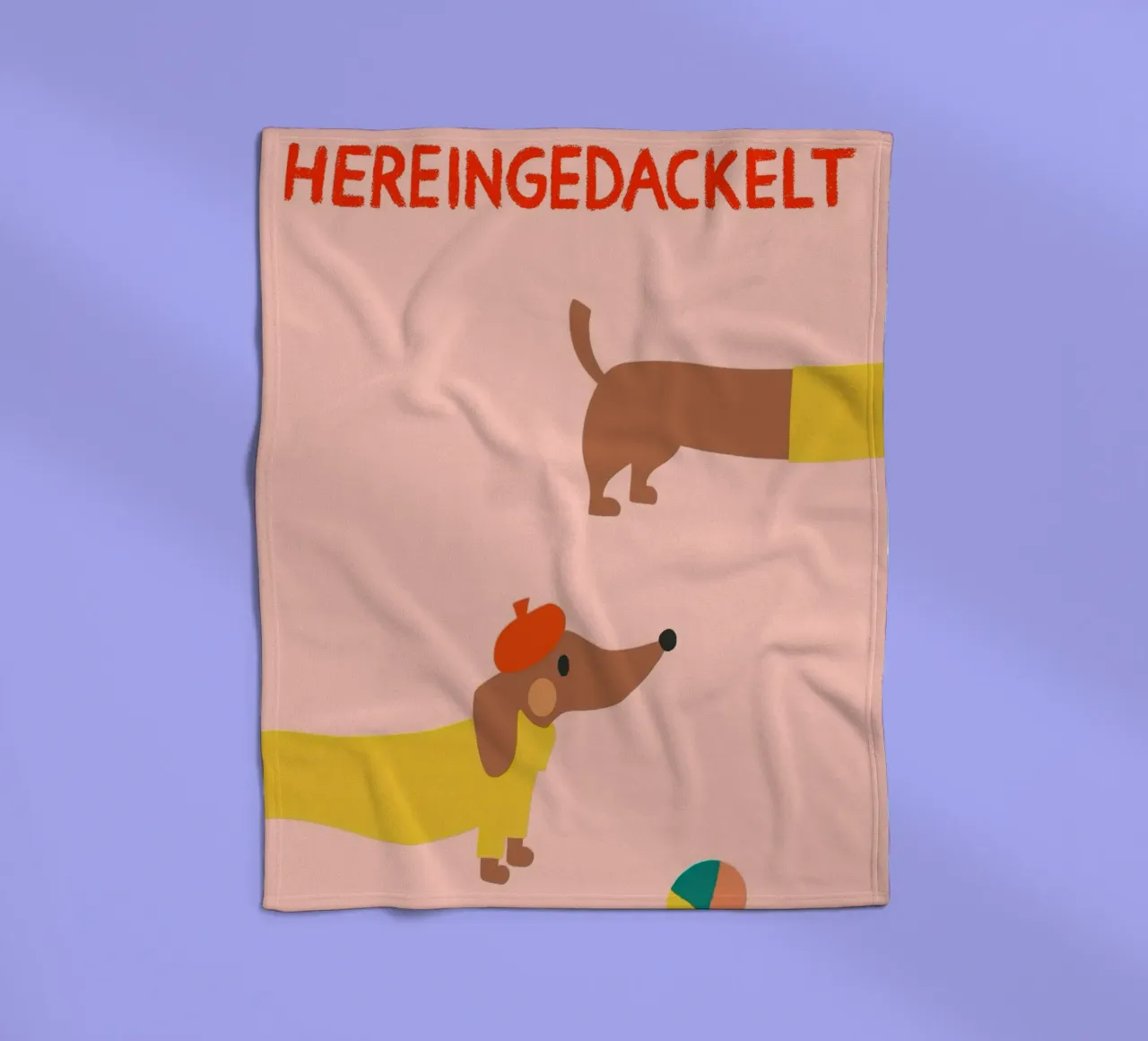 Hereingedackelt coperta in pile da Attaboy Dsgn