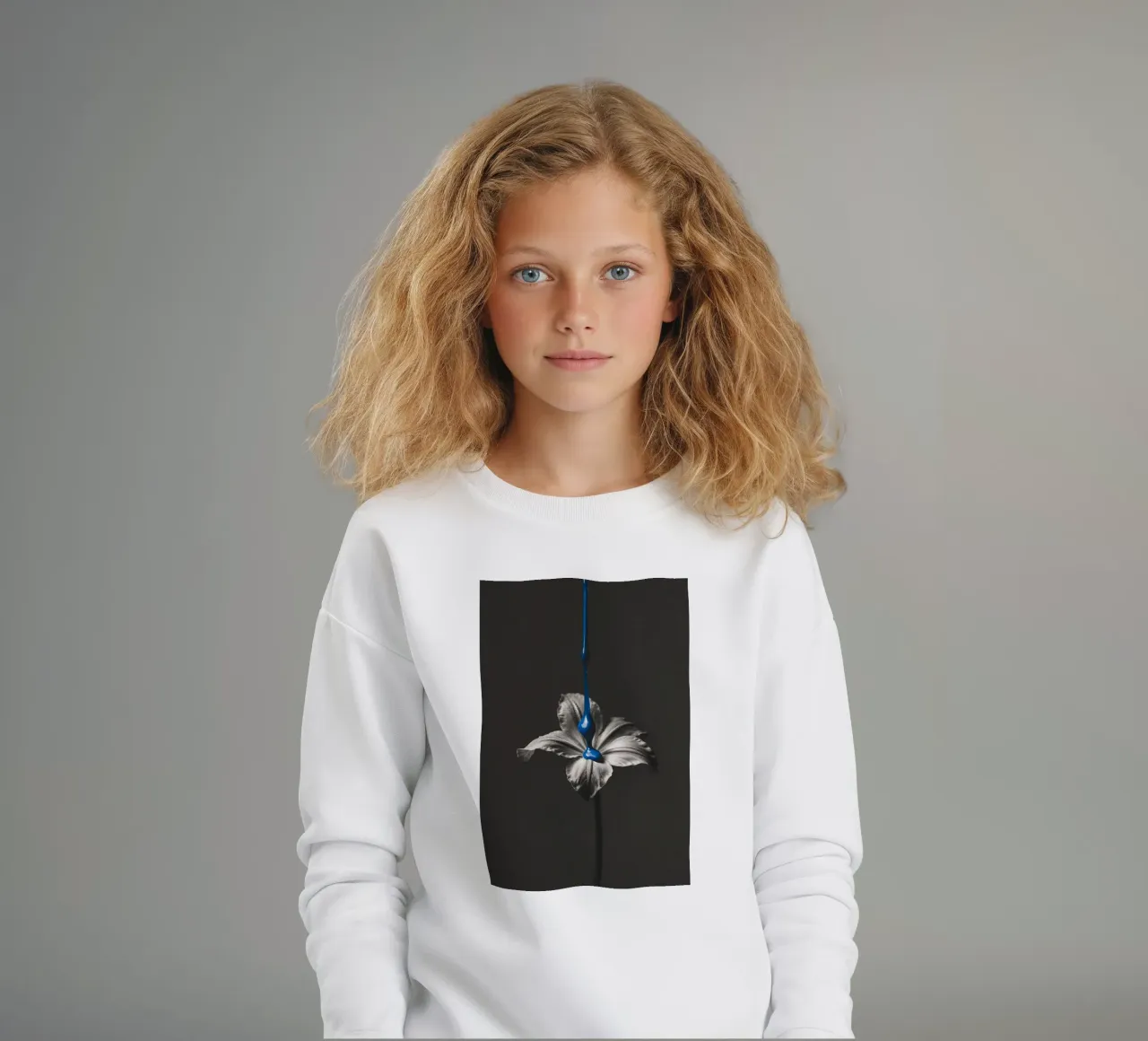 Blue Bloom felpa bambino da BLICKPUNKT