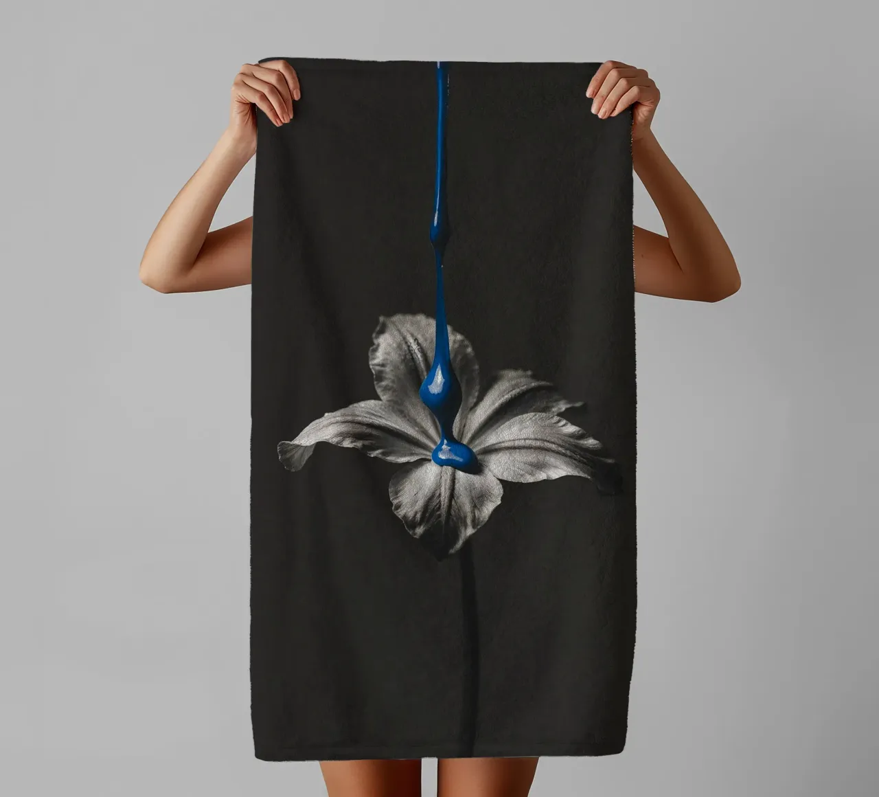 Blue Bloom asciugamano da bagno da BLICKPUNKT