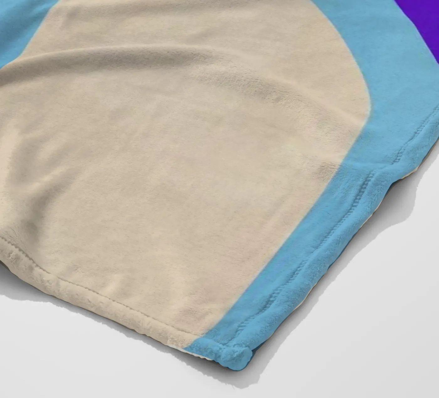 Rainbow and Clouds fleecedeken van Little Flourishes