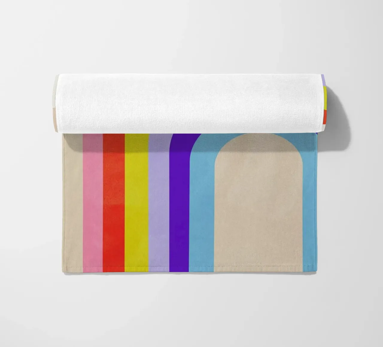 Rainbow and Clouds telo mare da Little Flourishes