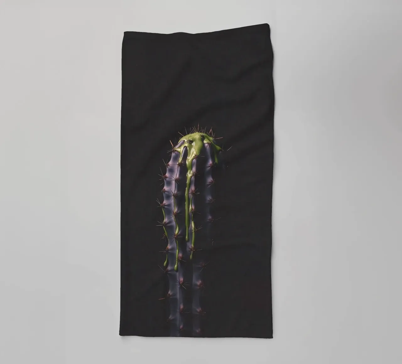 Green Drip towel by BLICKPUNKT