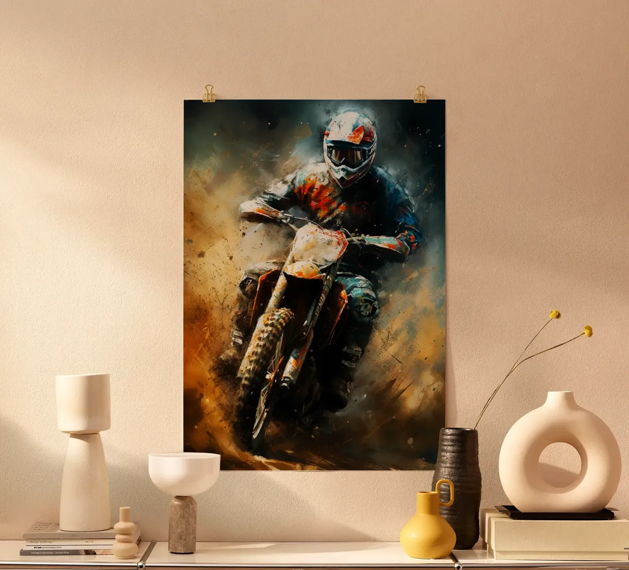 Motocross poster da Justyna Jaszke JBJart