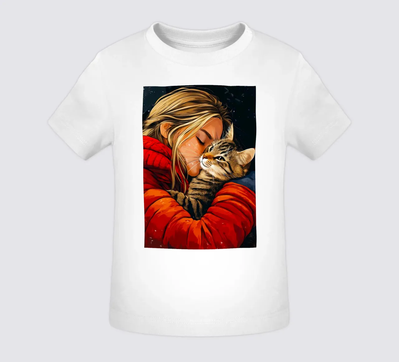 I love you kitty 1 baby t-shirt by Justyna Jaszke JBJart