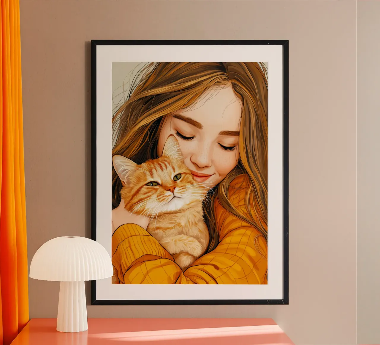 Ti amo gattino 2 carta hahnemühle da Justyna Jaszke JBJart