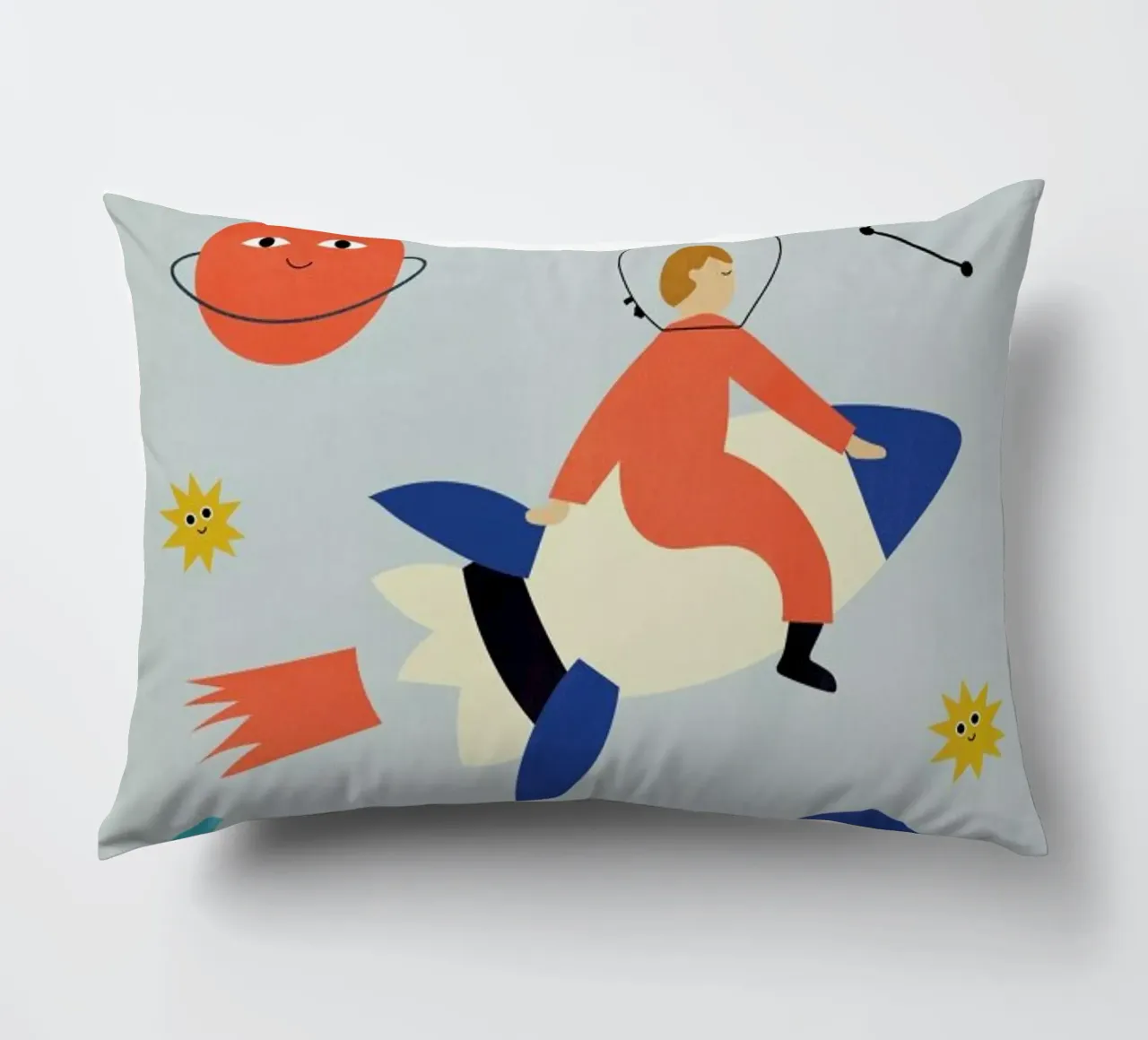 Friends in Space cuscino da Little Flourishes