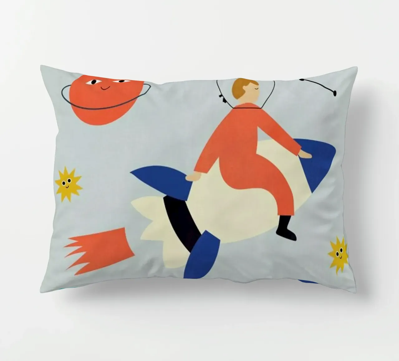Friends in Space cuscino da Little Flourishes