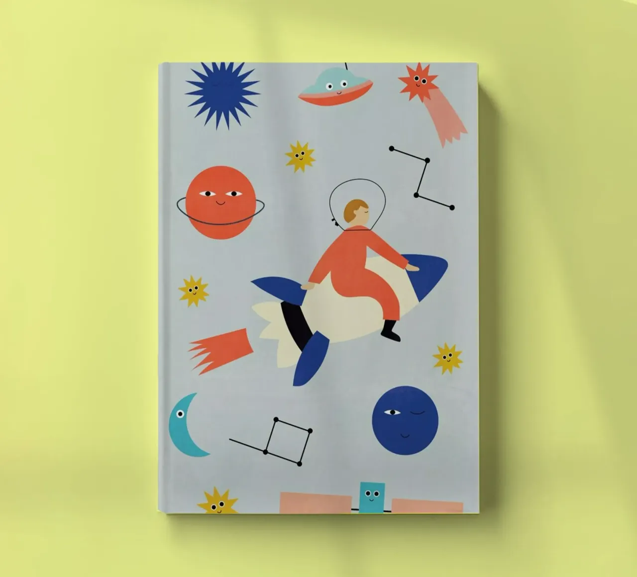 Friends in Space carnet de notes de Little Flourishes