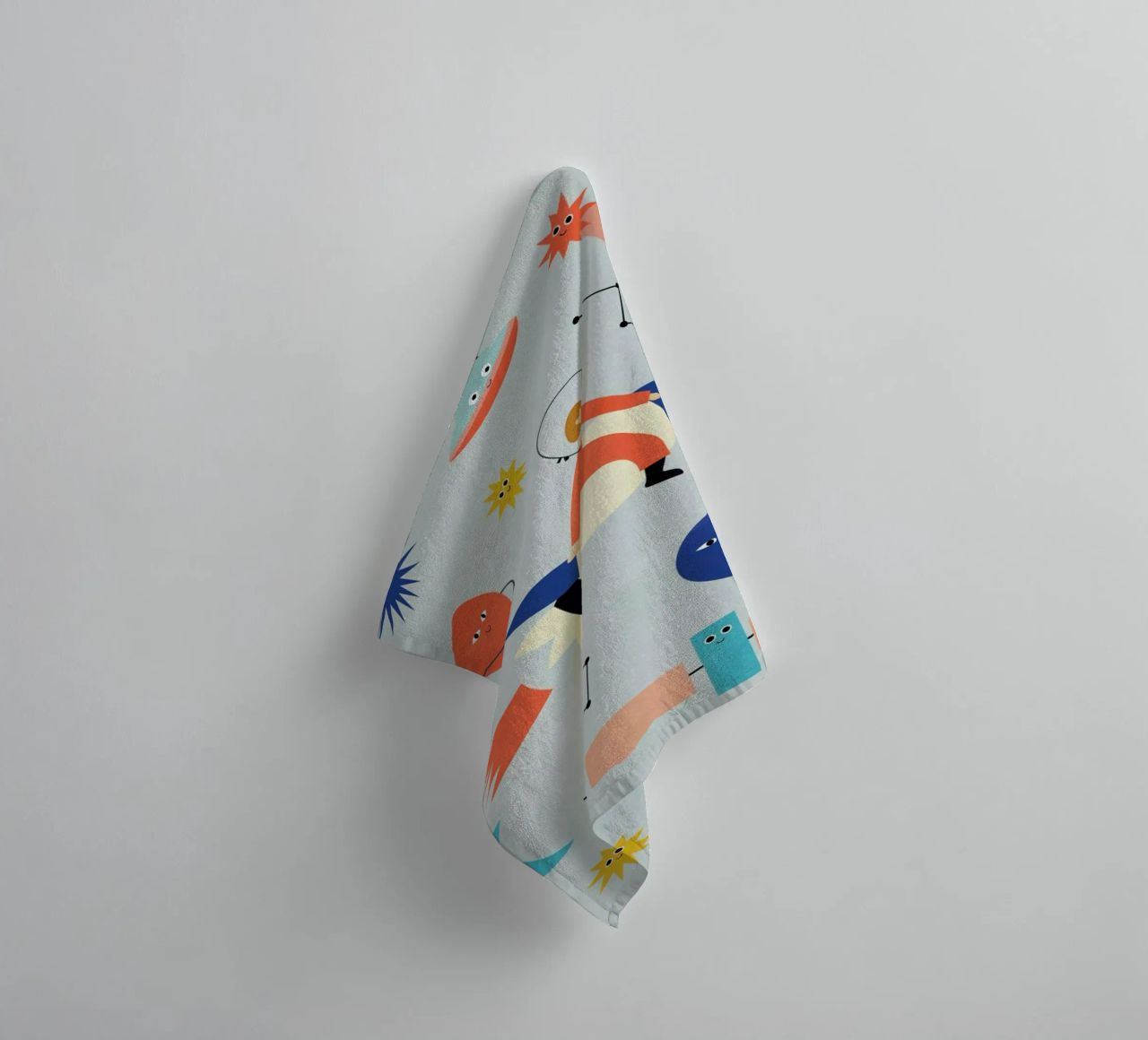 Friends in Space towel by Little Flourishes