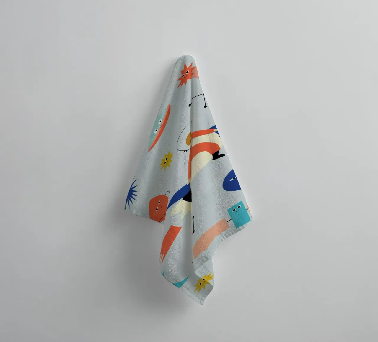 Friends in Space badhanddoek van Little Flourishes