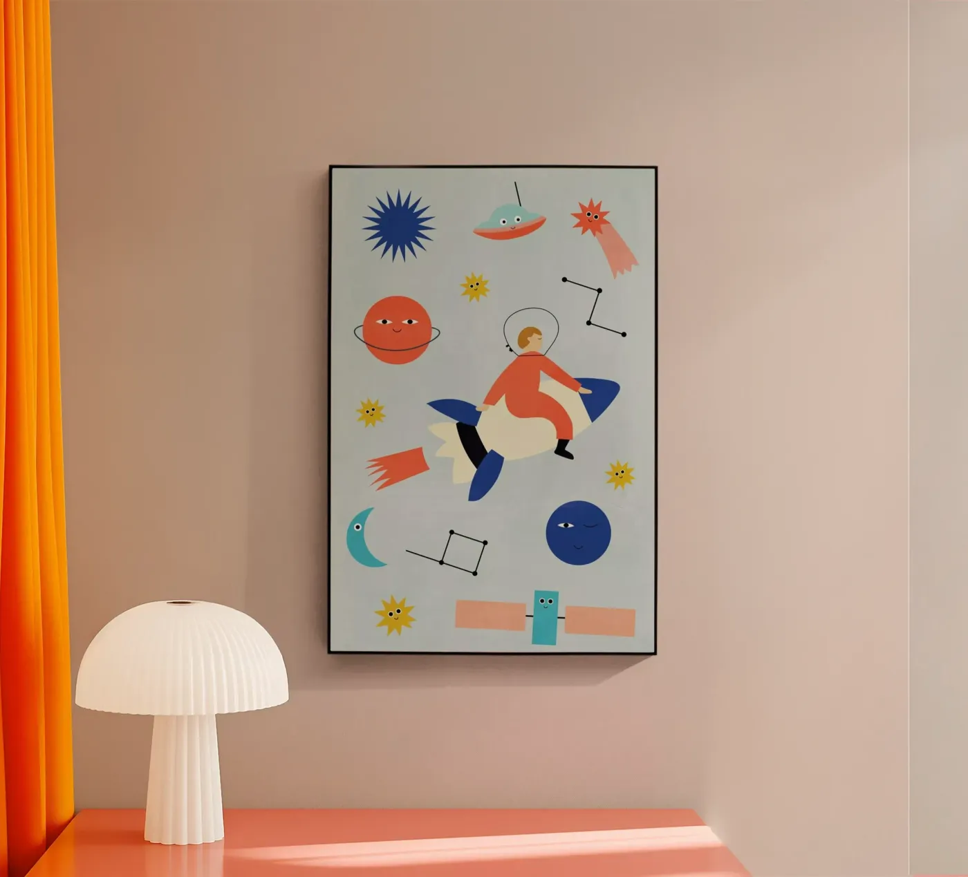 Friends in Space plexiglass da Little Flourishes