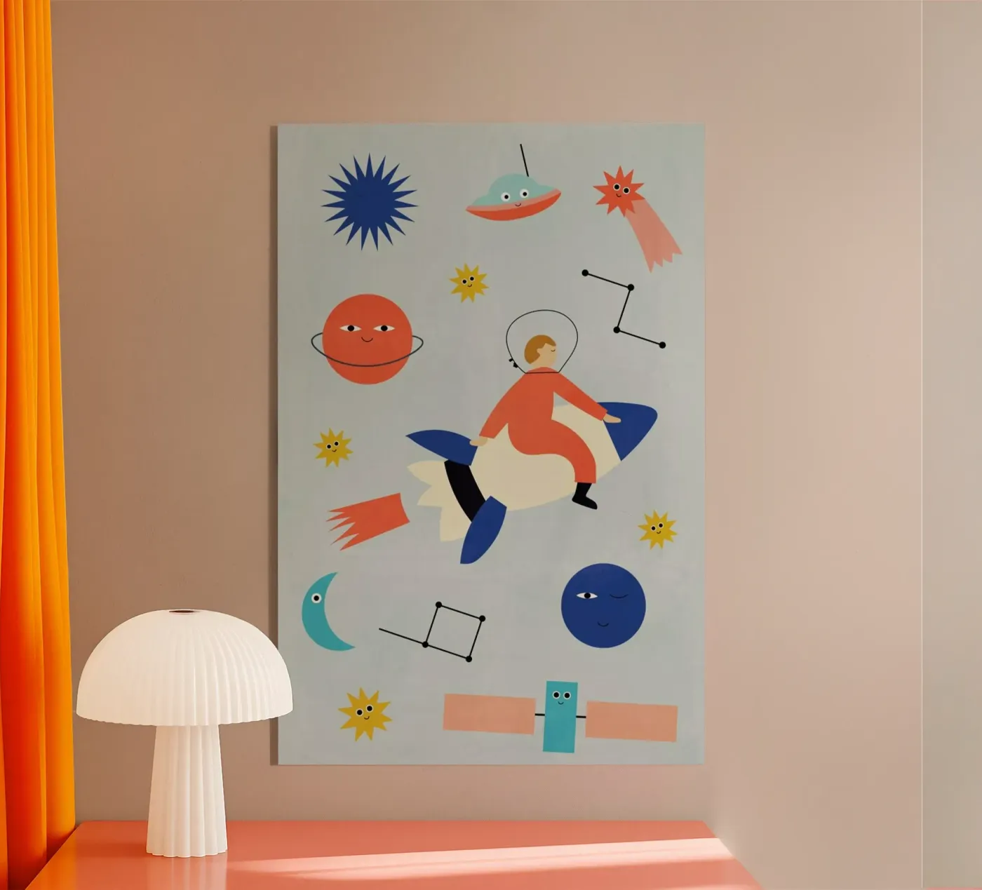 Friends in Space plexiglass da Little Flourishes