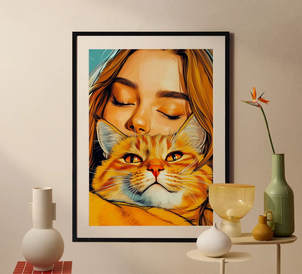 Je t'aime Kitty 3 hahnemühle de Justyna Jaszke JBJart