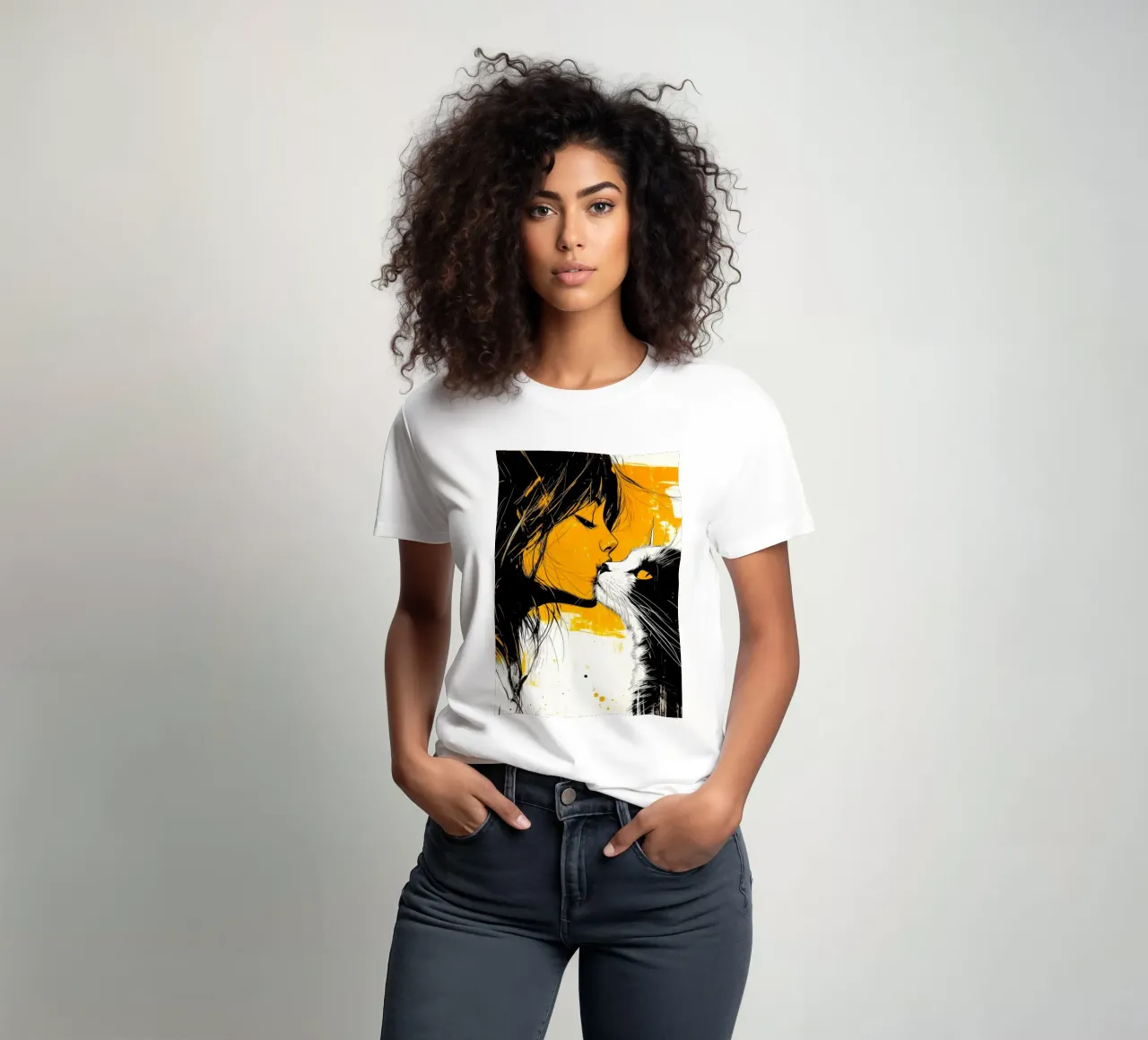 Ti amo gattino 4 t-shirt da Justyna Jaszke JBJart