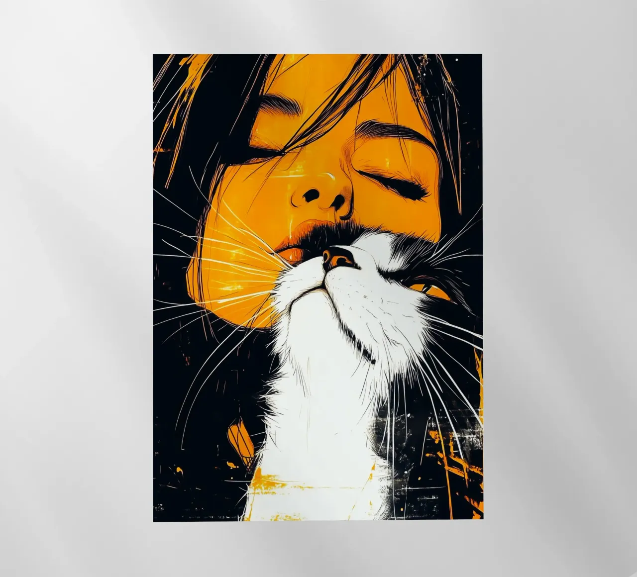 Ti amo gattino 5 pellicola backlit da Justyna Jaszke JBJart