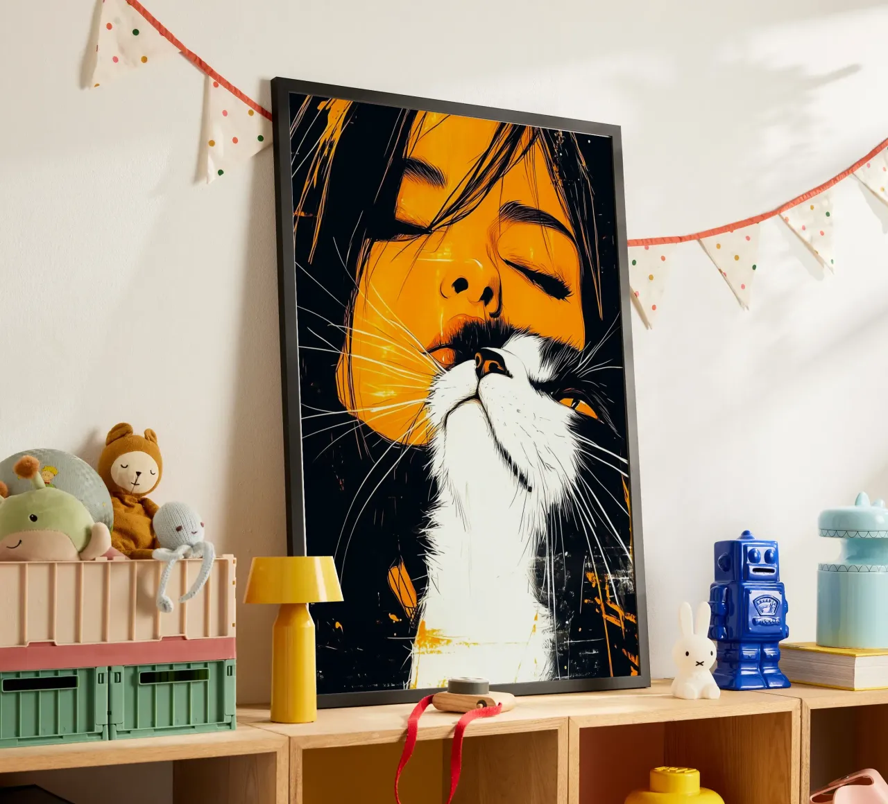 Ti amo gattino 5 carta hahnemühle da Justyna Jaszke JBJart