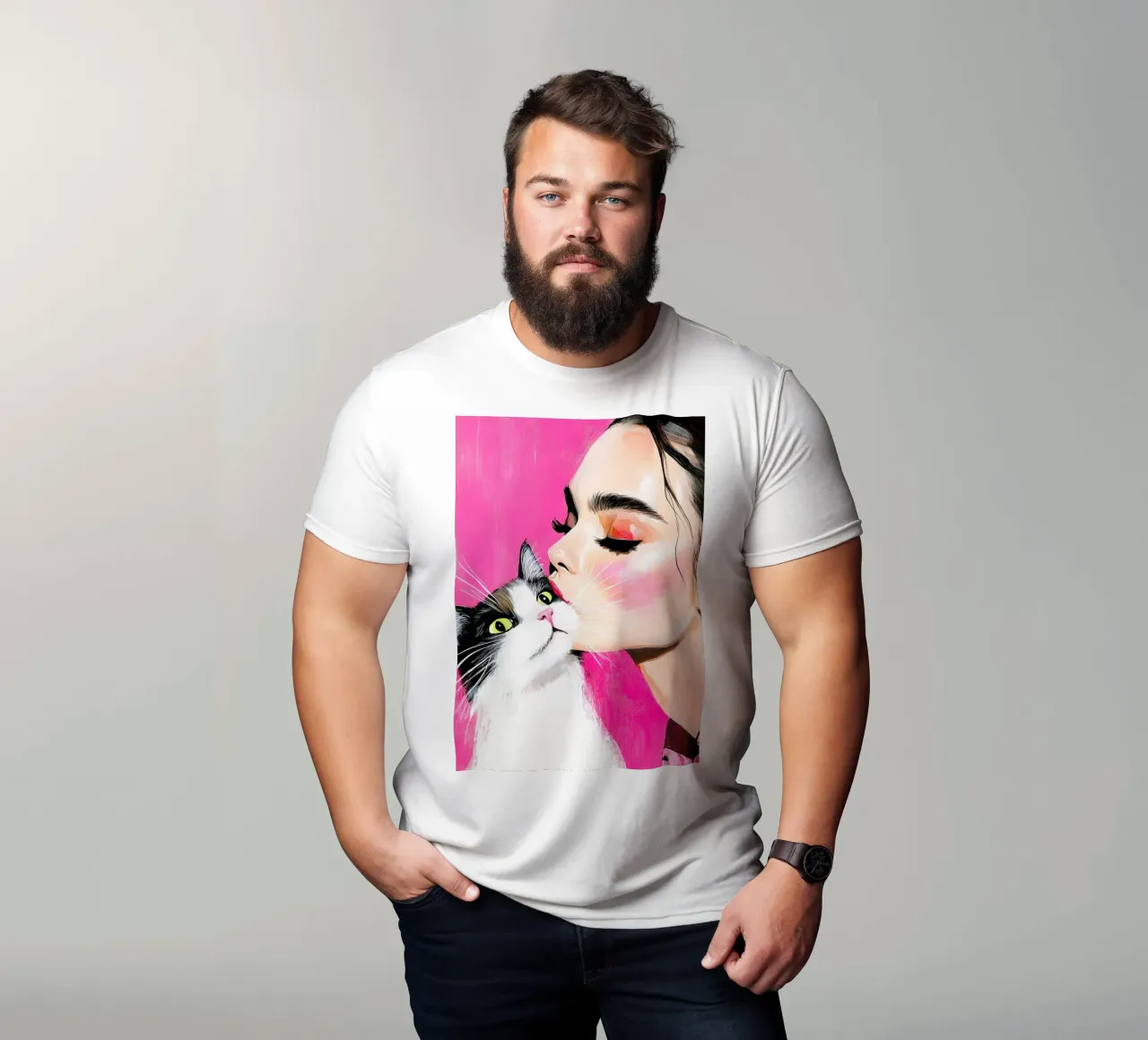 Ti amo gattino 7 t-shirt da Justyna Jaszke JBJart