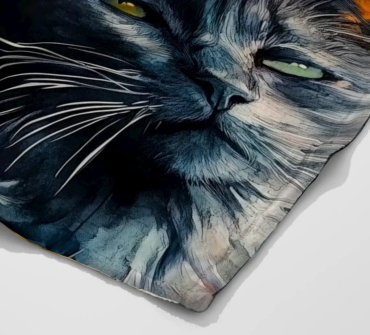 Ti amo gattino 10 coperta in pile da Justyna Jaszke JBJart